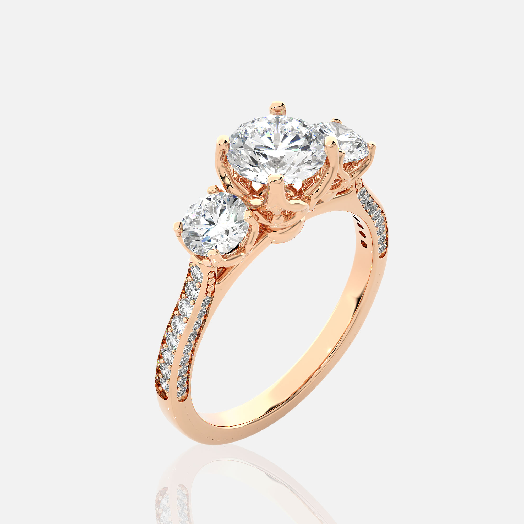 Amore Engagement Ring Women Solitaire Moissanite Sterling Silver Ginge –  Ginger Lyne Collection